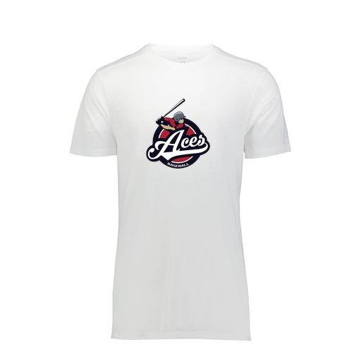 [FTSCUBWH-AS-LOGO1] Decker Men's Tri-Blend T-Shirt - Short Sleeve (Adult S, White, Logo 1)