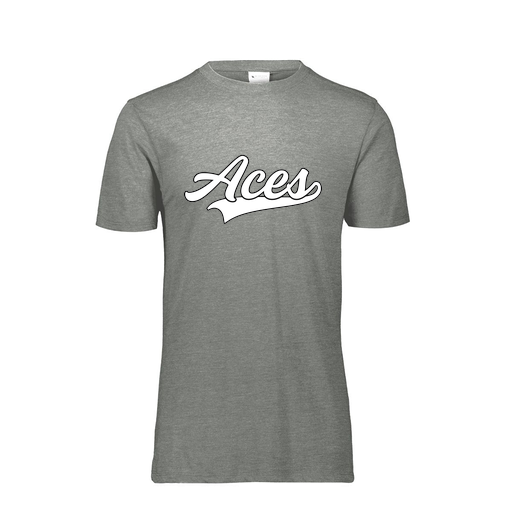 [FTSCUBGY-AS-LOGO2] Decker Men's Tri-Blend T-Shirt - Short Sleeve (Adult S, Gray, Logo 2)