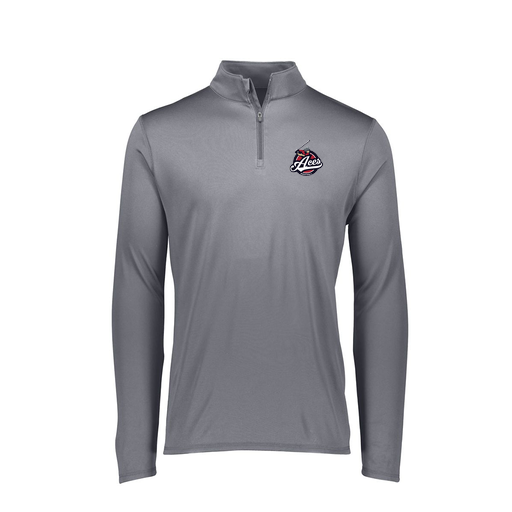 [FTLQFLGY-FAXS-LOGO1] Decker Women's Flex-Lite 1/4 Zip Shirt (Female Adult XS, Gray, Logo 1)