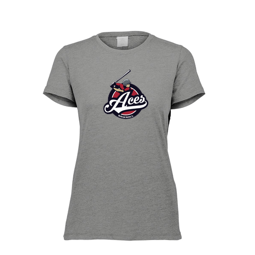 [FTSCUBGY-FAXS-LOGO1] Decker Women's Tri-Blend T-Shirt - Short Sleeve (Female Adult XS, Gray, Logo 1)