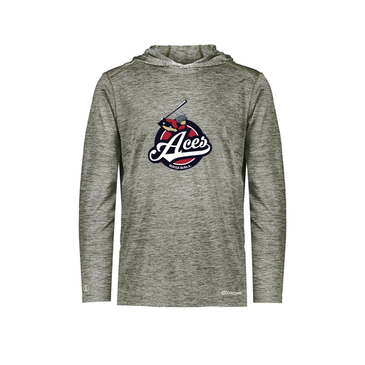 [FOLHCGGY-AS-LOGO1] Decker Men's Charge Hoodie (Adult S, Gray, Logo 1)