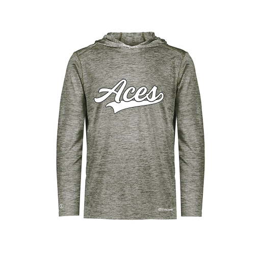 [FOLHCGGY-AS-LOGO2] Decker Men's Charge Hoodie (Adult S, Gray, Logo 2)