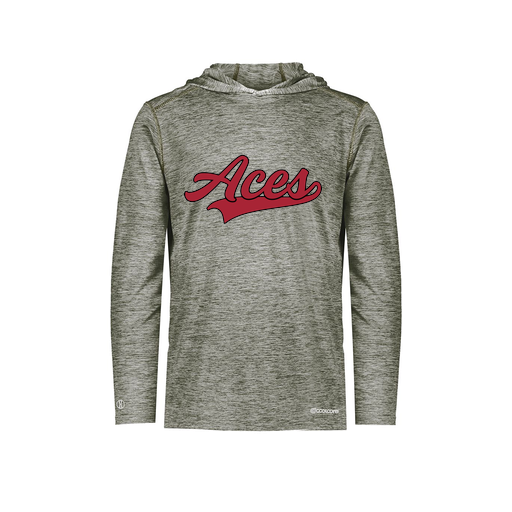 [FOLHCGGY-AS-LOGO3] Decker Men's Charge Hoodie (Adult S, Gray, Logo 3)