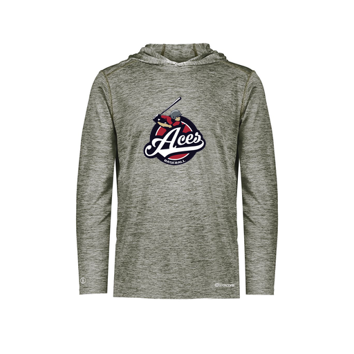 [FOLHCGGY-YS-LOGO1] Decker Youth Charge Hoodie (Youth S, Gray, Logo 1)